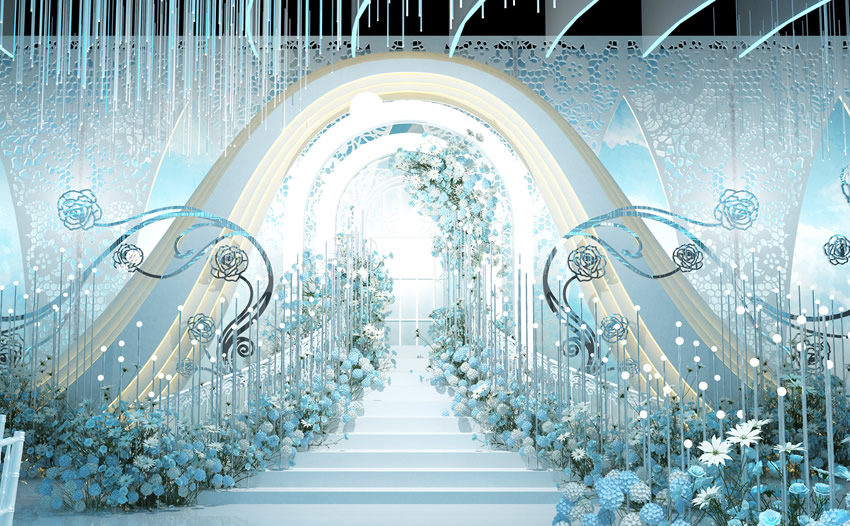 五莲釡香烙馍村水晶厅效果展示